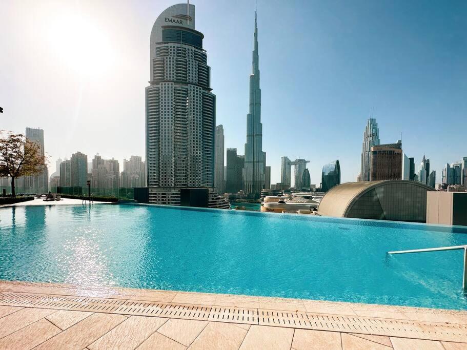 Apartament Magnificent Brand New Lux 3Br Burj & Fountain View Dubaj Zewnętrze zdjęcie