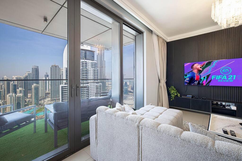 Apartament Magnificent Brand New Lux 3Br Burj & Fountain View Dubaj Zewnętrze zdjęcie