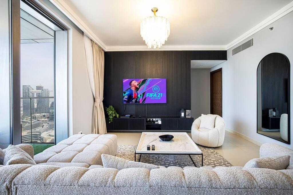 Apartament Magnificent Brand New Lux 3Br Burj & Fountain View Dubaj Zewnętrze zdjęcie